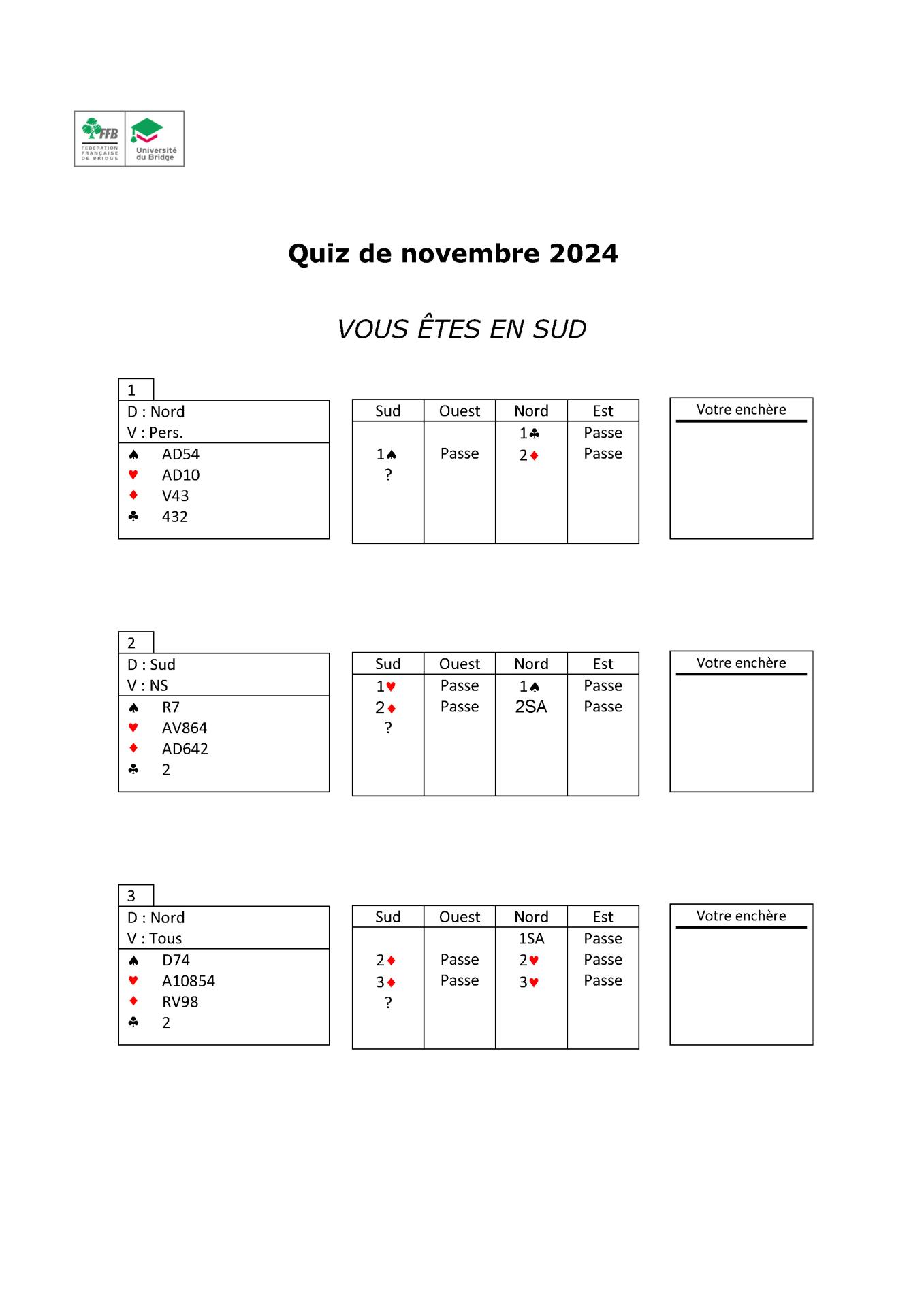 Quiz moniteurs questions octobre 2018 page 1