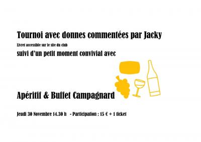 Tournoi du beaujolais donnes jacky 30 novembr